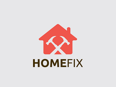 Home Fix Logo branding design fix graphic design home home fix logo homes homes logo icon logo logos logotype ruma simple logo symbols templates vector