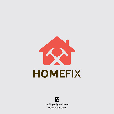 Home Fix Logo branding design fix graphic design home home fix logo homes homes logo icon logo logos logotype ruma simple logo symbols templates vector