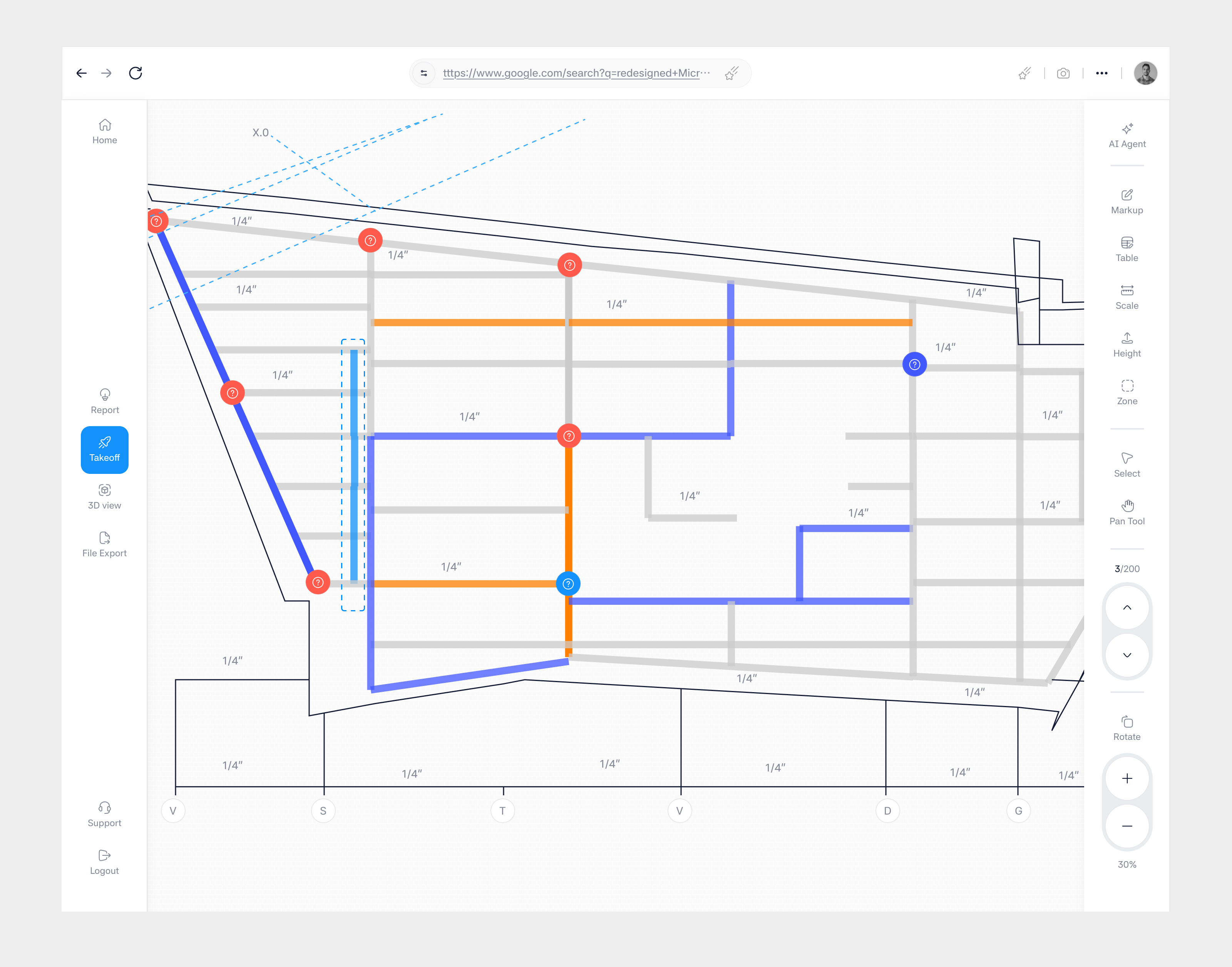 AI-Powered Engineering Estimation Platform ai engineering dashboard app b2b saas building construction dashboard engineering dashboard erp plan product saas software web app workflow tool