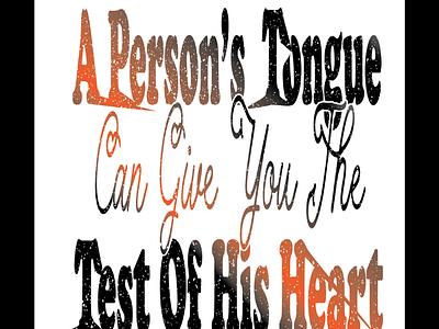 A perrson's tongue can give you the test of his heart adobe illustration adobe photoshop branding design graphic design illustration islamic quotes islamic typography logo quotes typography typography t shirt design ui vector