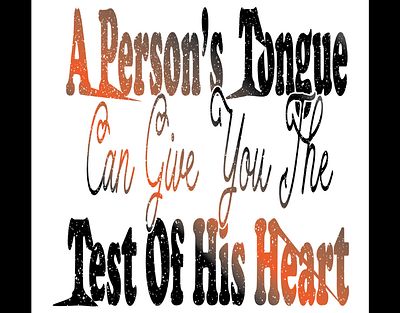 A perrson's tongue can give you the test of his heart adobe illustration adobe photoshop branding design graphic design illustration islamic quotes islamic typography logo quotes typography typography t shirt design ui vector
