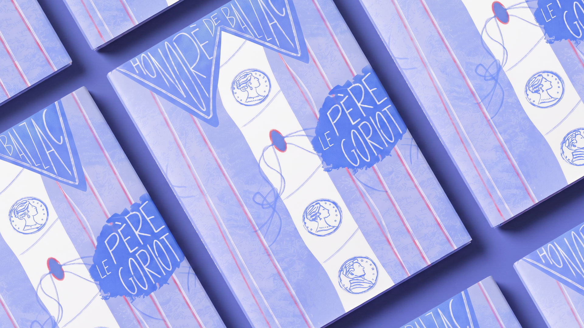 Le Père Goriot — Book Cover & Editorial Design book cover editorial graphic design grid illustration illustrator indesign layout photoshop typography vector