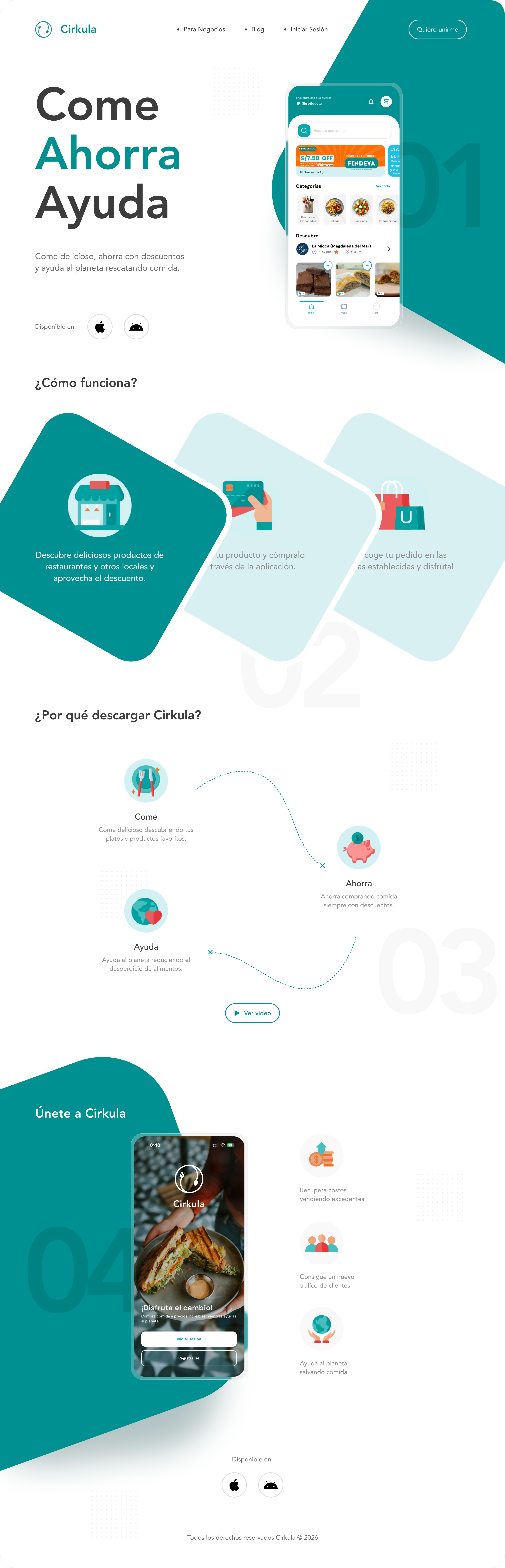 Cirkula - Rescue food and save the planet branding case study creative design interface minimal motion graphics product design ui ux