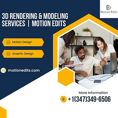 3D Rendering & Modeling Services | Motion Edits 3d 3danimationproduction 3danimationservice 3dvideoanimationcompany motion graphics ui