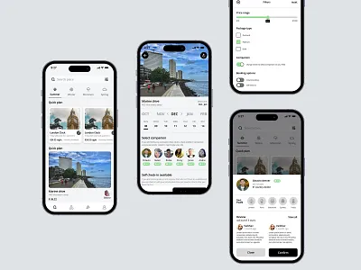 Holiday planner branding companion design holiday hotel ios package planner screen solo template travel trip