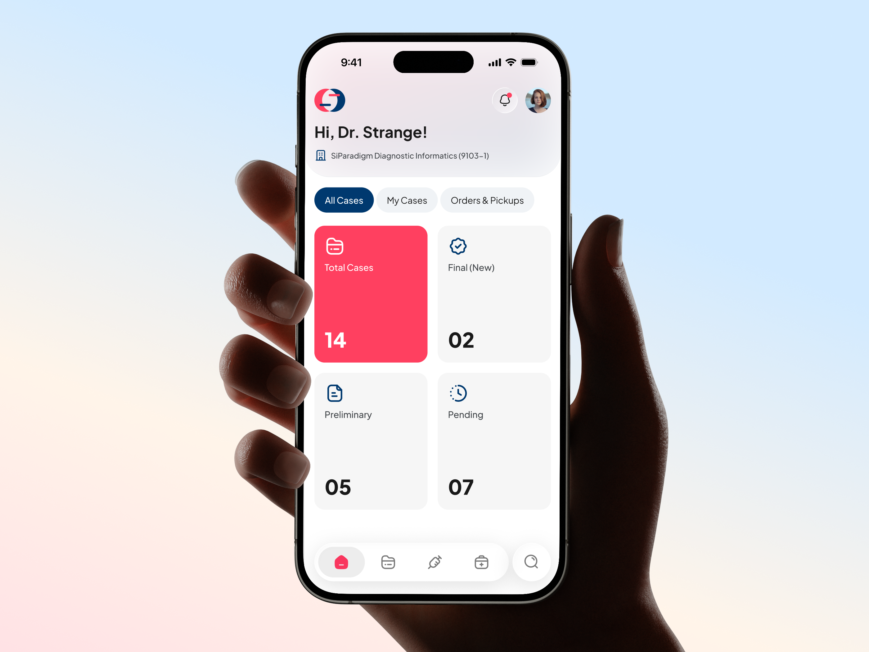 HIPAA-Compliant Diagnostics App — iOS & Android ai health app design blood test figma health dashboard healthcare ui medical app mobile ui product design ui ui ux design