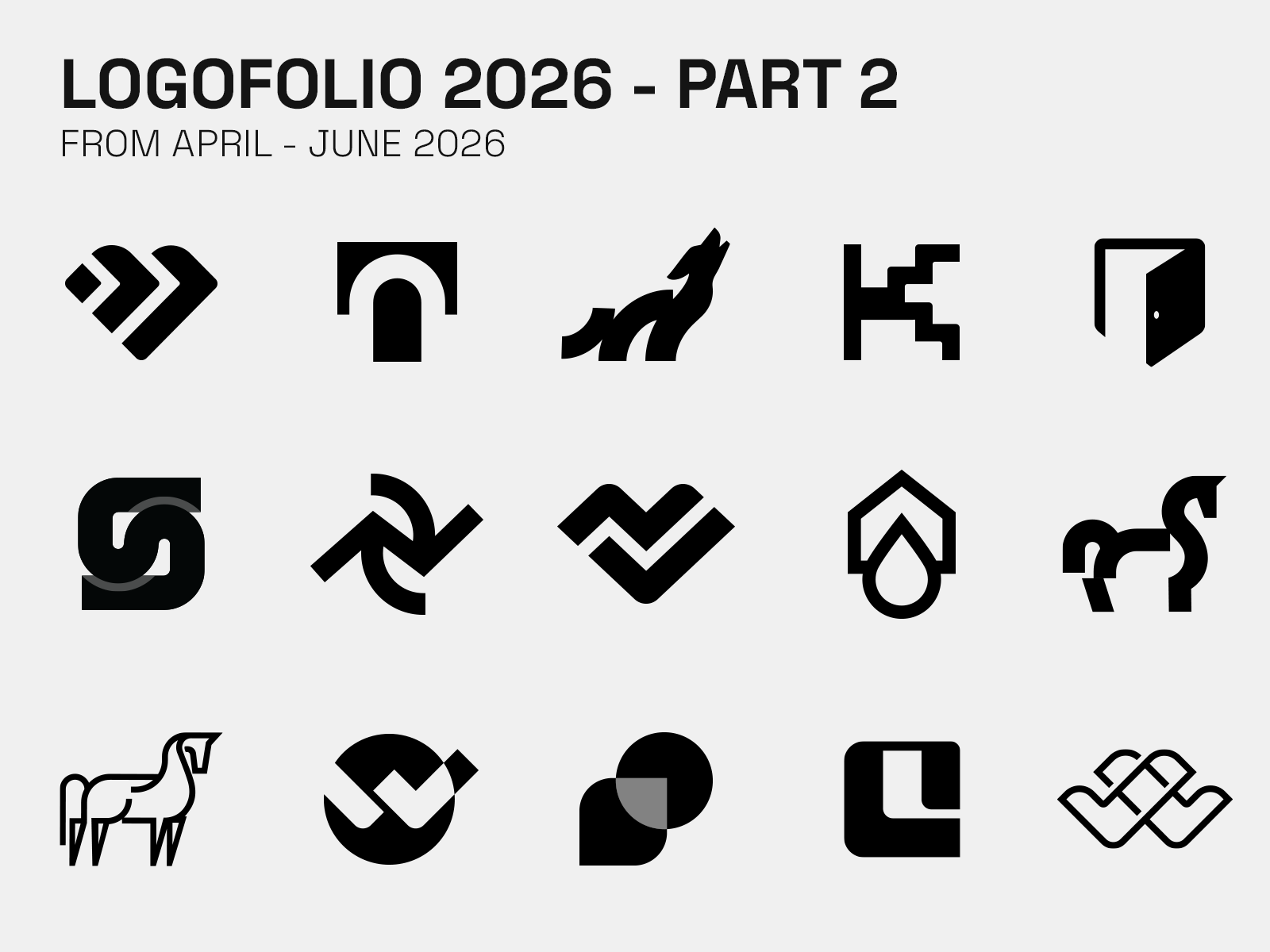 Logofolio 2026 - Part 2 branddesign branding business collection design folio logo logo design logo designer logodesign minimal saas samadaraginige simple startup