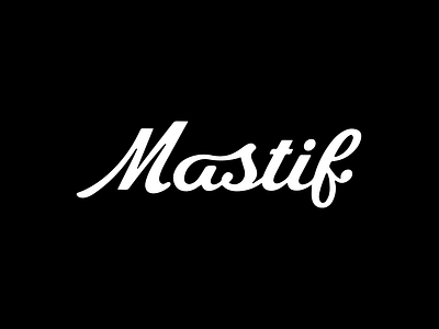 Mastif - A guitar brand. 80s brand branding custom grunge guitar logo logomark logtype m mastif music rock vintage