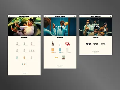 Golf le Fleur* Updated Category Pages commerce concept design ecommerce golf le fleur minimal revision shop store tyler the creator ui user interface web web design website website design