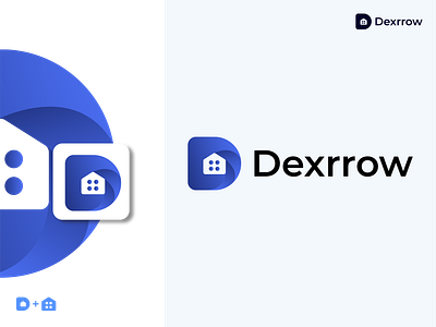 Dexrrow-D-Letter-Gradian-Logo-Design Concept 3d animation brand brand identity branding d gradian logo d letter logo design dexrrow logo graphic design illustration logo logo design logos motion graphics ui