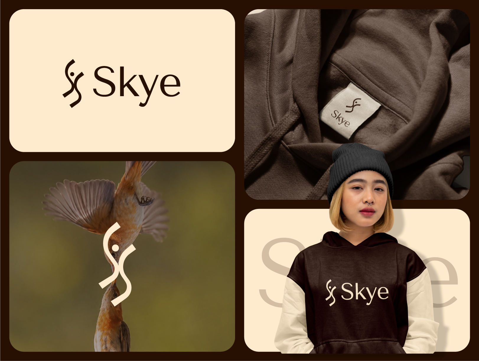 Logo Design For Skye Clothin Brand brand identity branding business logo clothing brand clothing company graphic design logo logo design