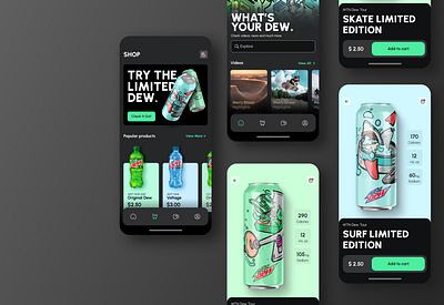 Dew Tour Australia | Screens App app branding can design darkmode design illustration product design skate surf ui ui design ux ux design