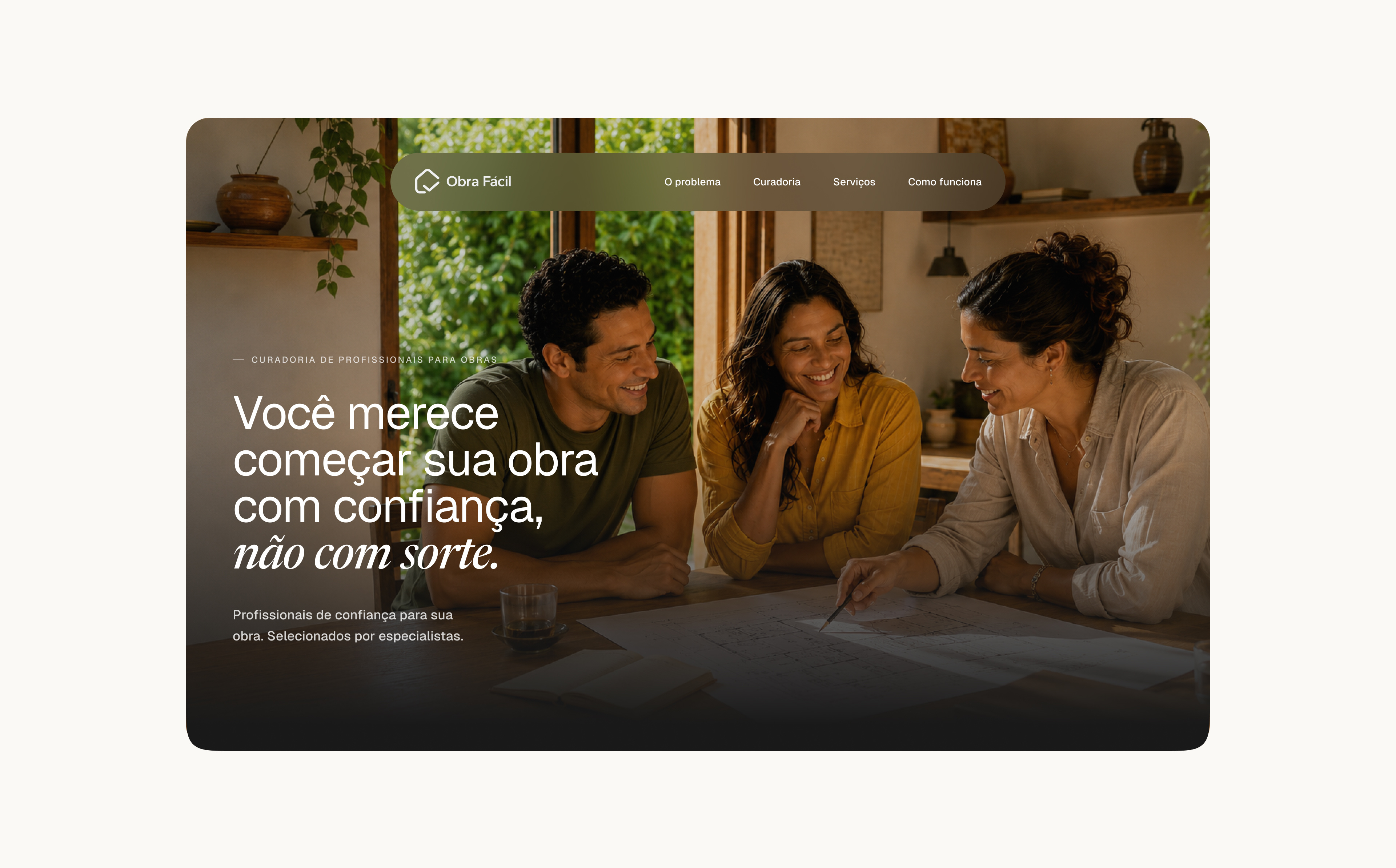 Hero study build craft hero home photography typografy typography ui web