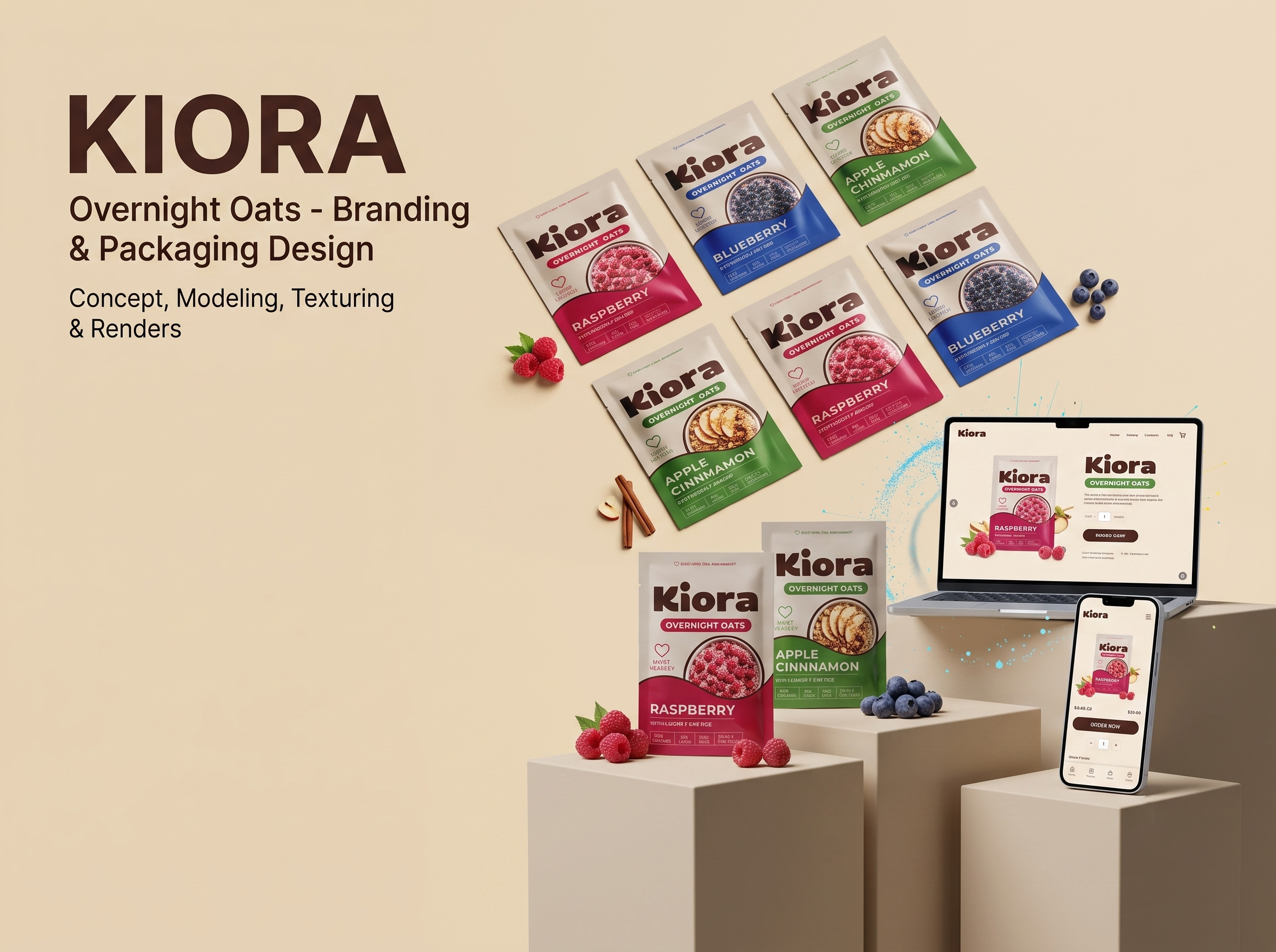 Kiora - Label Design branding graphic design