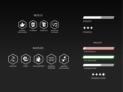 Game UI & Icons game icon ui