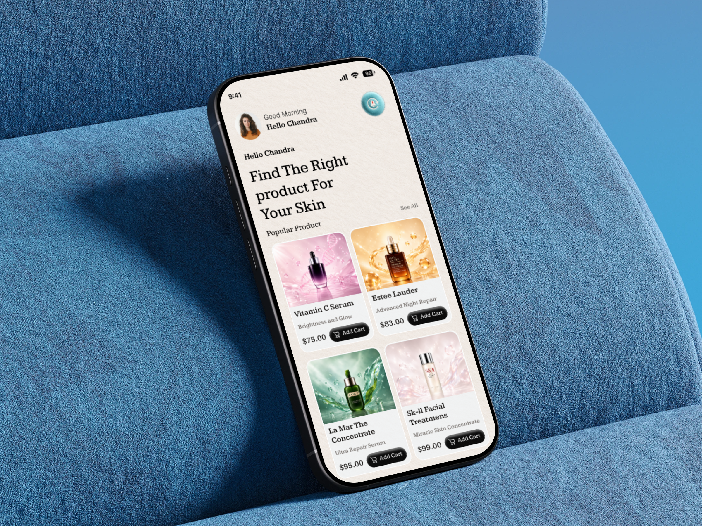 AI Beauty & Skin Health Mobile App Interface ai beauty ai scanner app design beauty app dribbble e commerce face scan figma glassmorphism minimal design mobile app design mobile ui product recommendation skin analysis skin health skincare app ui design ui inspiration user interface ux design