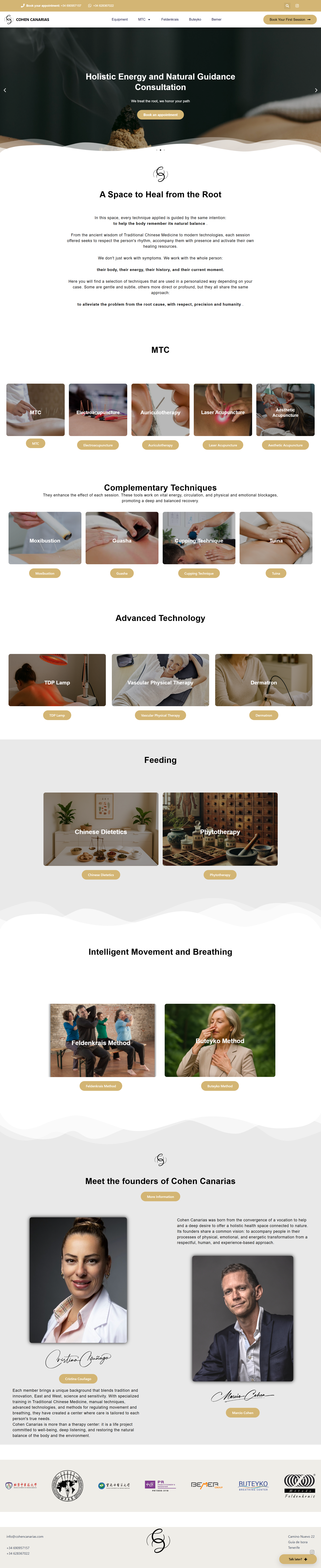 Divi Website Redesign & Live Migration — Cohen Canarias branding client communication design divi elementor design illustration mobile optimisation portfolio project responsive design responsive web design service website small business website ui website migration wordpress wordpress redesign