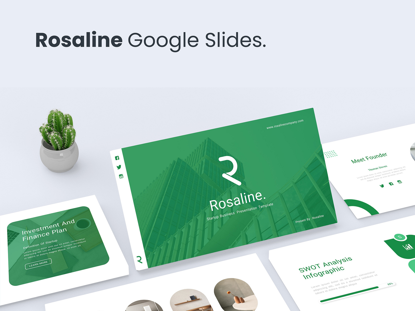 Rosaline Google Slides by King Graphix on Dribbble