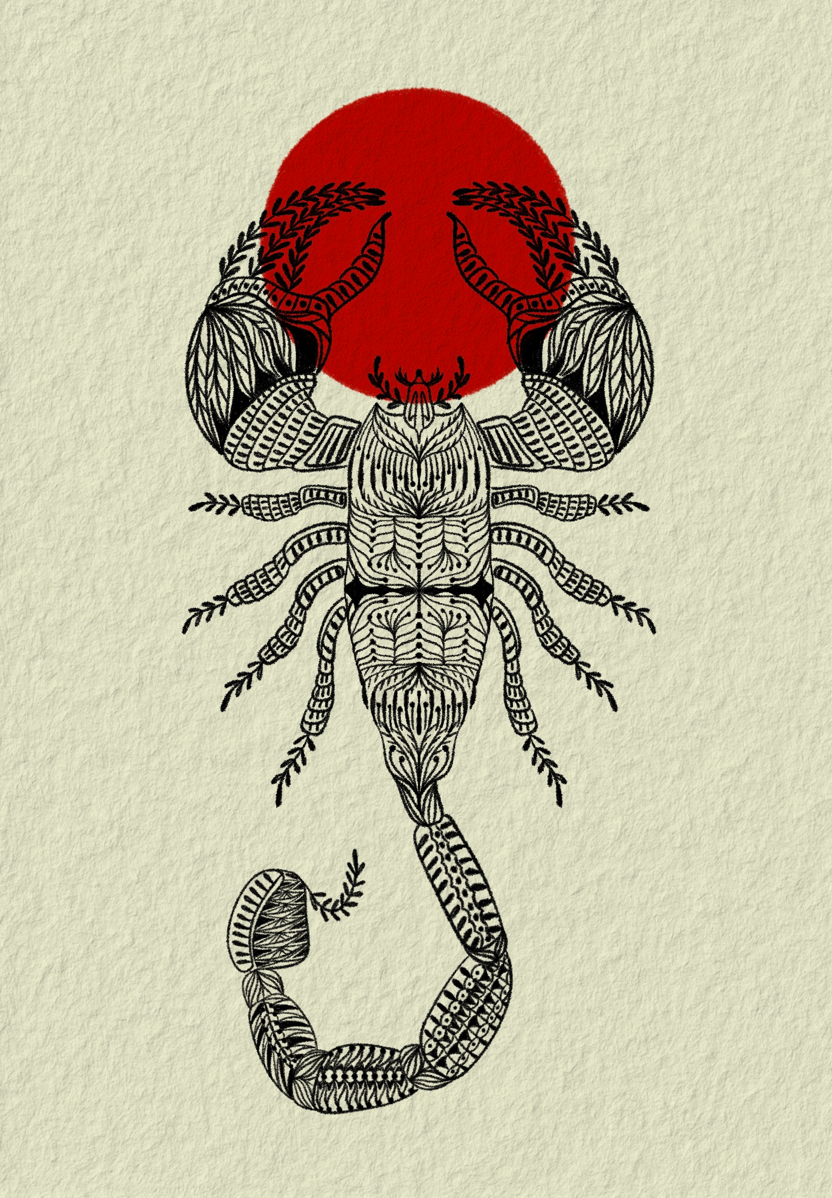 The Scorpion branding design detailed art digital art digital illustration digital print graphic design illustration logo scorpion ui