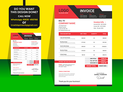 Minimal style invoice template design price document vector. a4 automatic billing black invoice branding business business invoice calculater clean clean invoice corporate invoice creative invoice graphic design invoice template logo modern invoice proposal red invoice simple vector