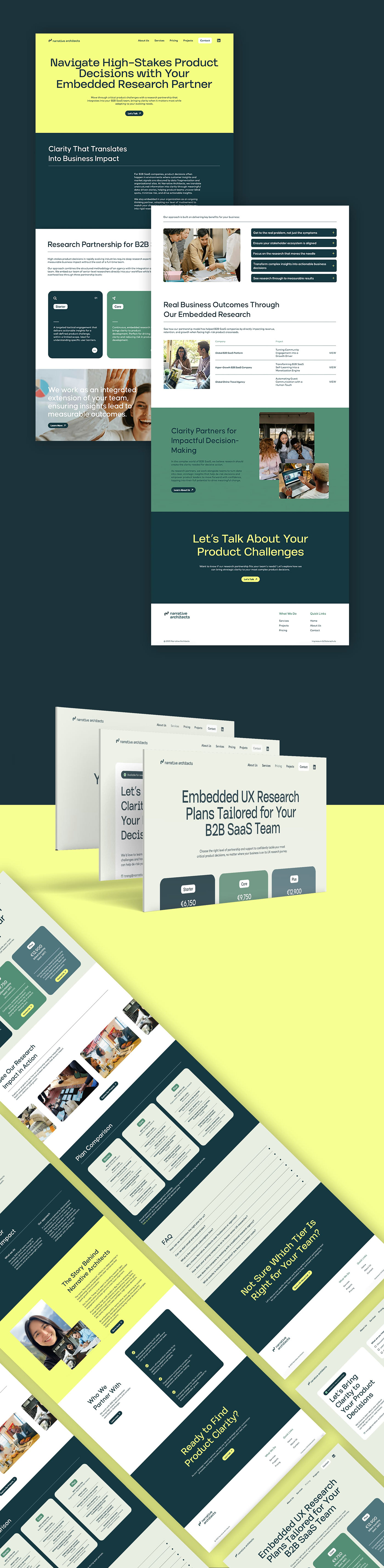 Narrative Architects Web Design branding logo ux web web design webflow