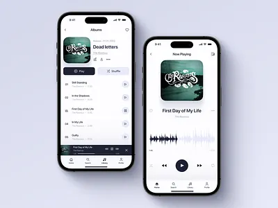 Audio player app design concept 2d 3d app branding challenge dailyui design digital graphic design ui