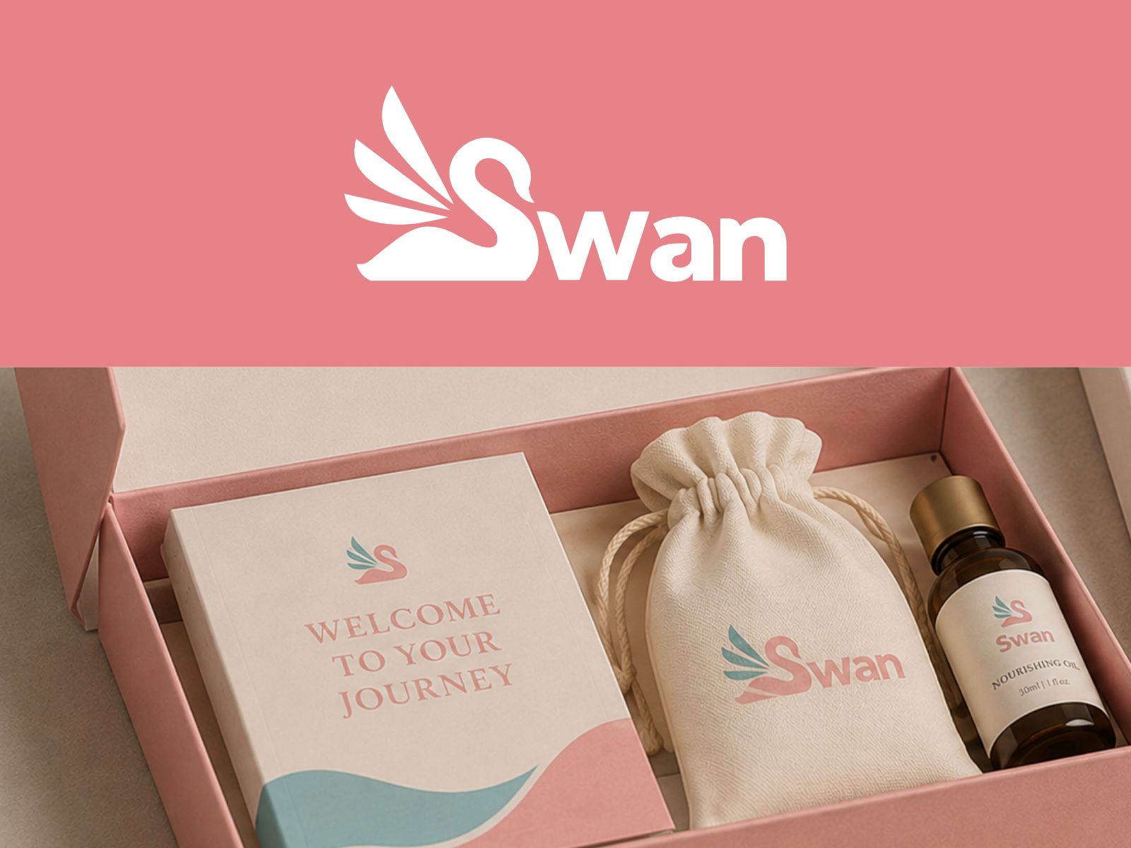 Swan Logo and Brand Identity animal brand branding design event graphic design inspiration logo modern swan trend vector wedding