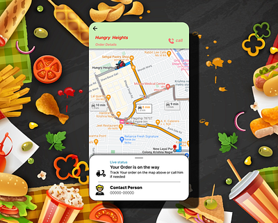Food Delivery Map Daily UI 029 029 3d branding daily ui challenge delhivery design fast food figma food graphic design illustration logo map ui ux vector