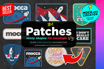 Patch 10 Shapes Mock-up vol.1 game font