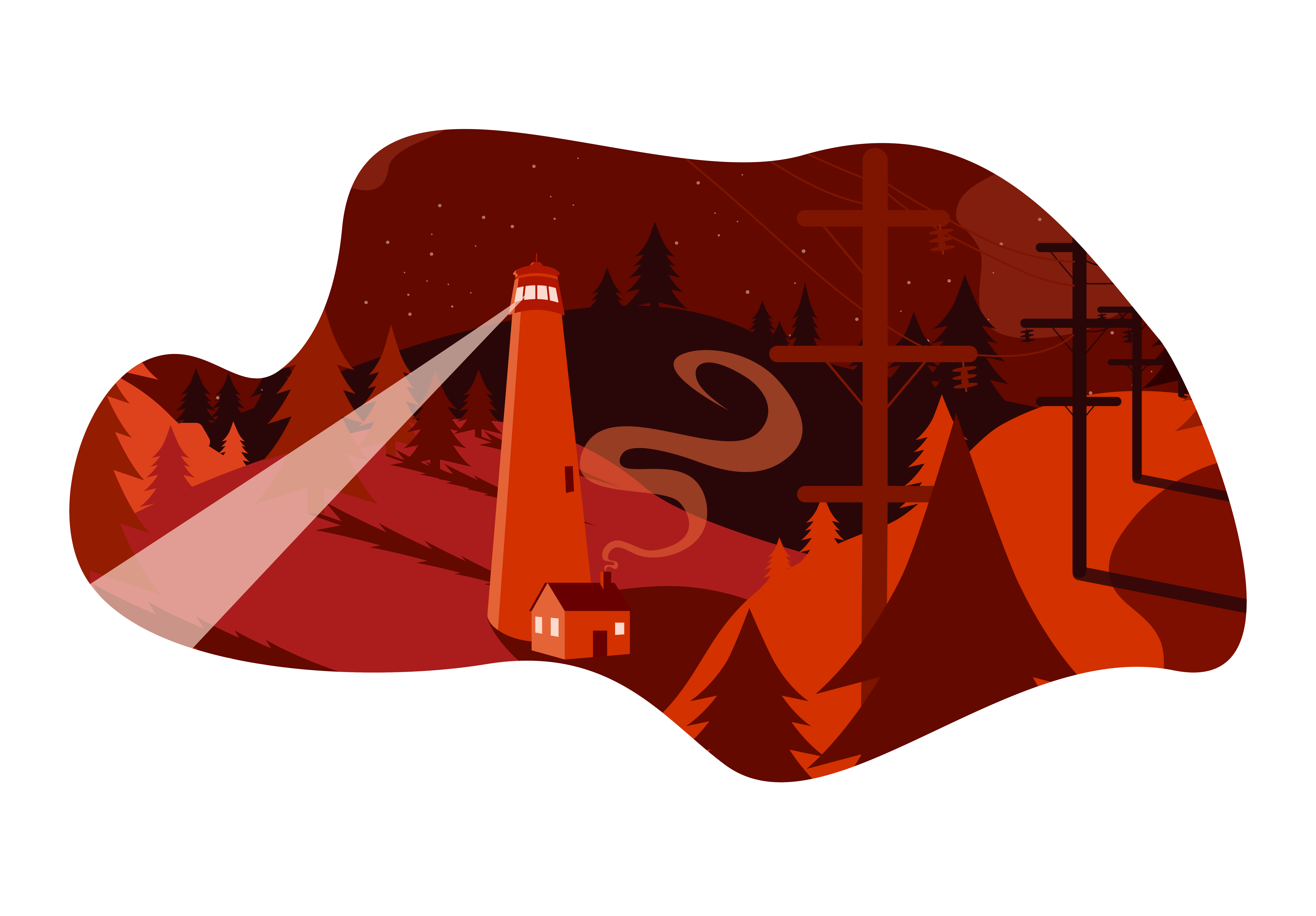 Lighthouse Vector Illustration illustration vector