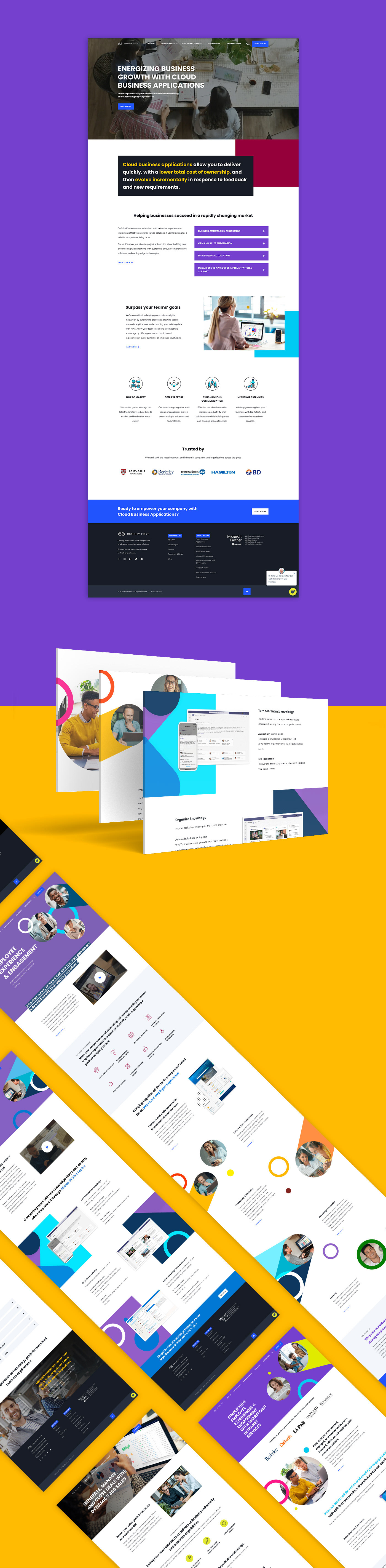 Definity First ux web web design website