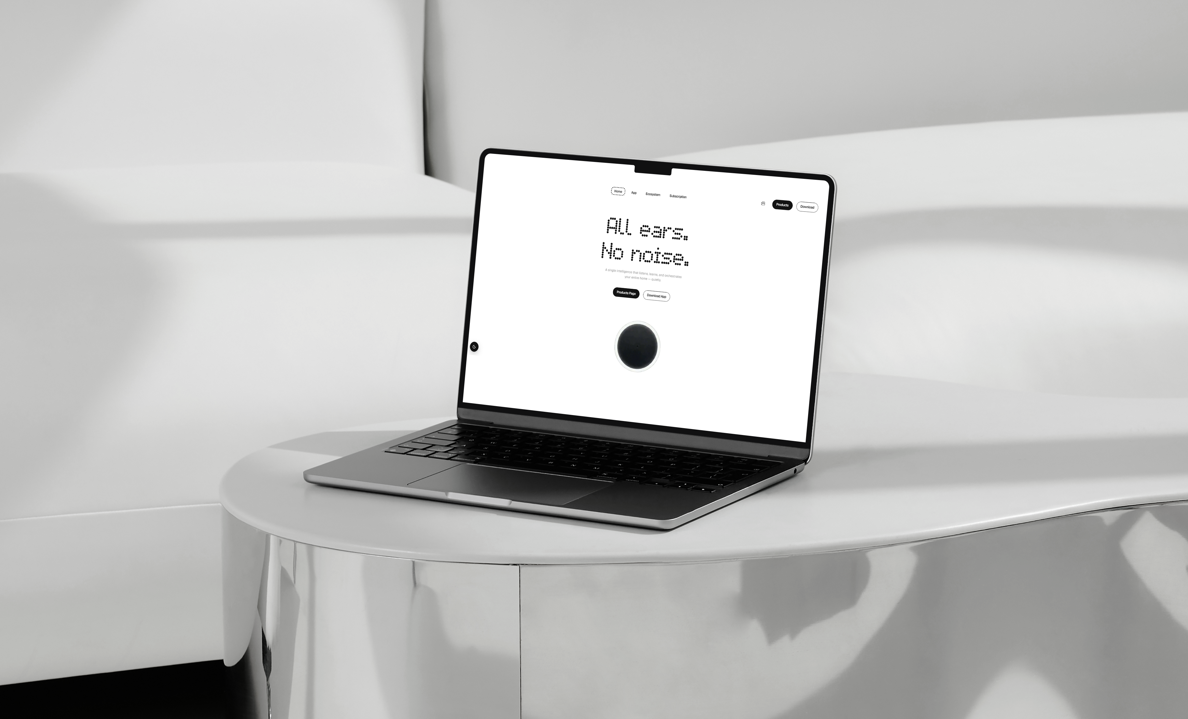 Auralis One - AI Smart Home Product - Web Design ai motion graphics product smart home ui uiux ux design web design