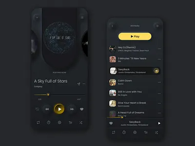 Yandex music app Skeuomorphism. Recreation design concept app dailyui design mobi mobile ui ux