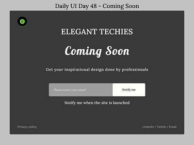 DailyUI Day 48 app design productdesign ui ux