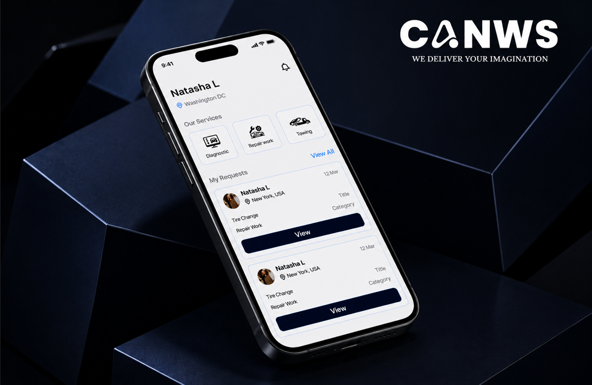 Streamlined Vehicle Service App automativeapp carservice dark ui dashboard ios app mobileapp product design ui design ux design vehicle management