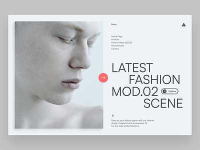 Fashion Look Website brand website clothing company ecommerce editorial website fashion fashion website homepage landing page lookbook minimal modern online store product product design store typography ui ux web design website interactions