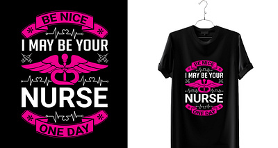 Nurse T-Shirt design branding design graphic design nurse t shirt typography
