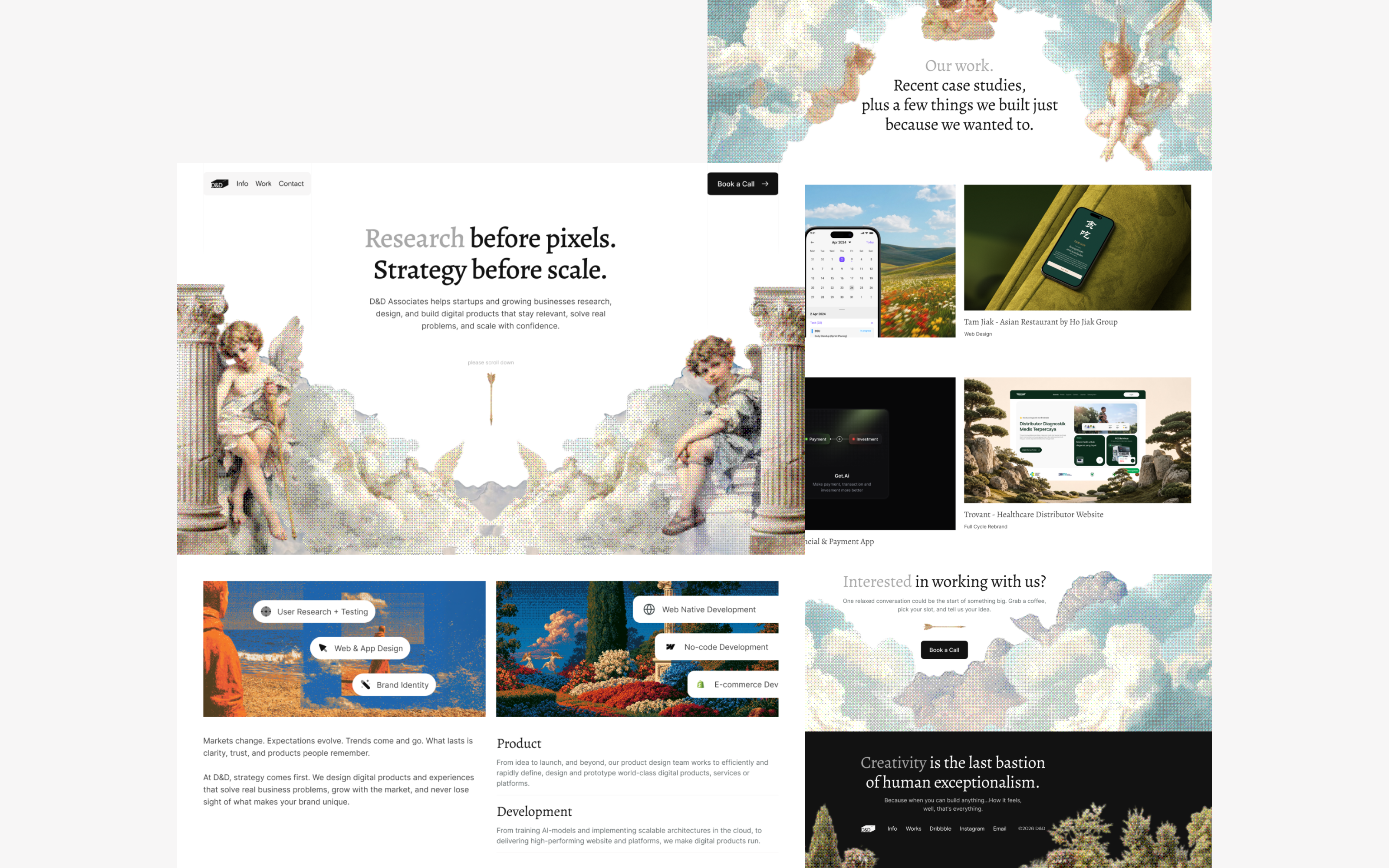 D&D Associates - Studio Website about us agency animation branding corporate website design agency development landing page motion graphics studio ui web design