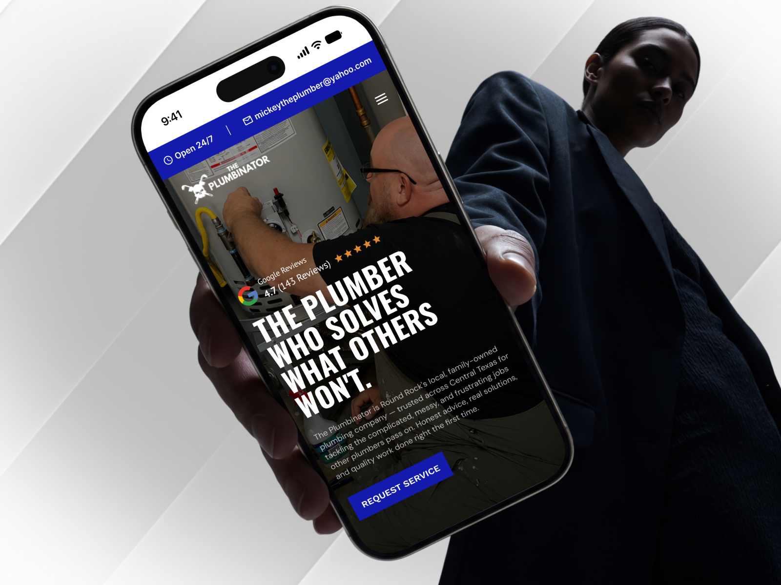 Plumbing Services Business Website Design contractor website conversion design drain cleaning emergency plumber home services home services website landing page design lead generation leak detection local business plumber website plumbing company plumbing services sewer repair small business website ui design water heater repair web design website design website redesign