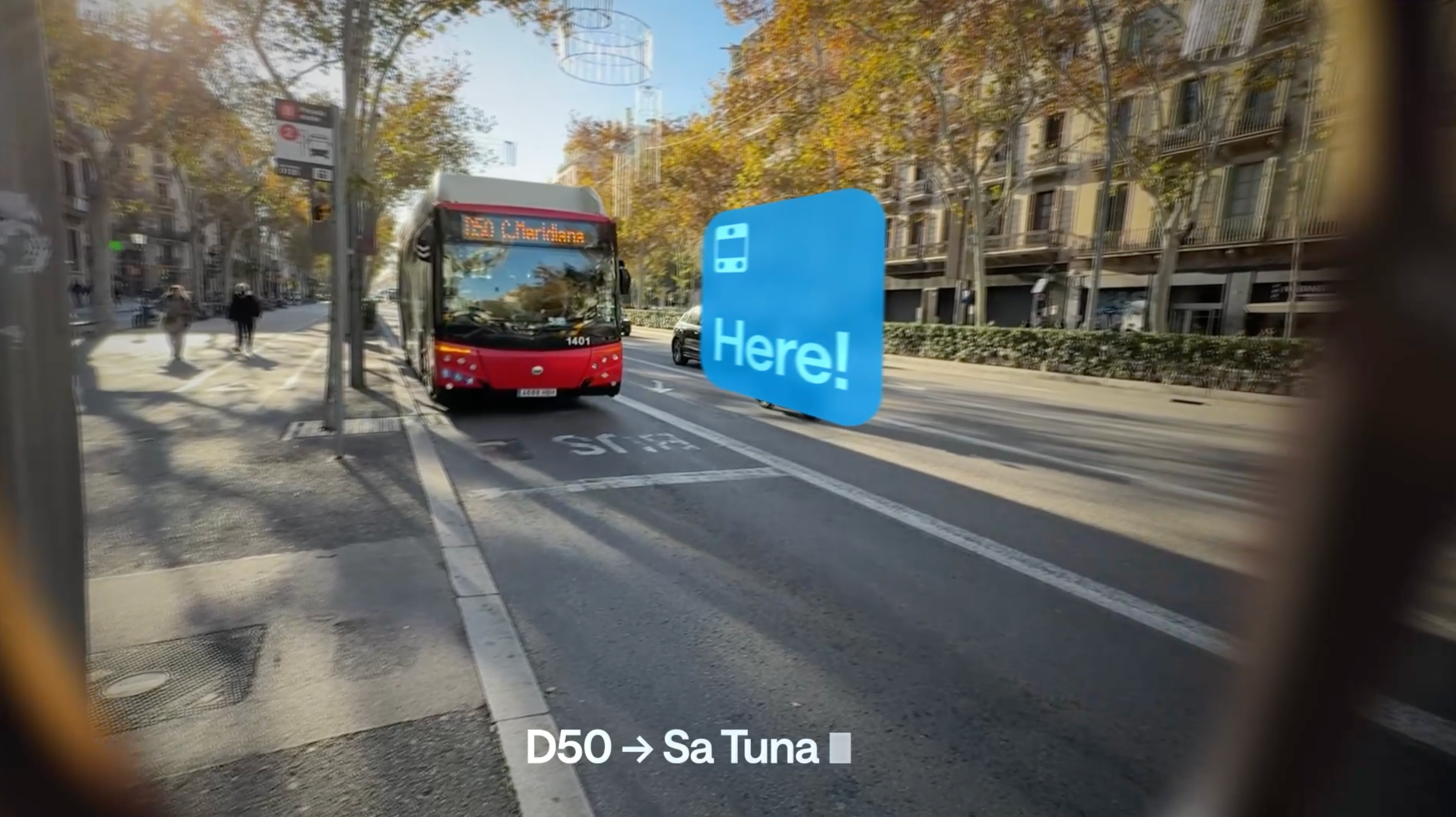 seemore: your bus, marked the moment it arrives ai interface ai native ar augmented reality concept contextual ui interaction design mindset minimal motion object tracking product design smart glasses spatial design transit ui ux wayfinding wearable xr
