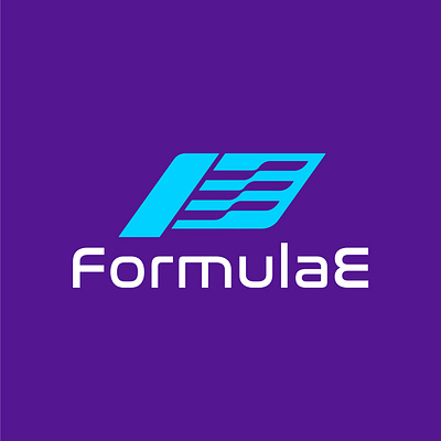 Formula E logo redesign branding concept graphic design logo logo redesign racing logo