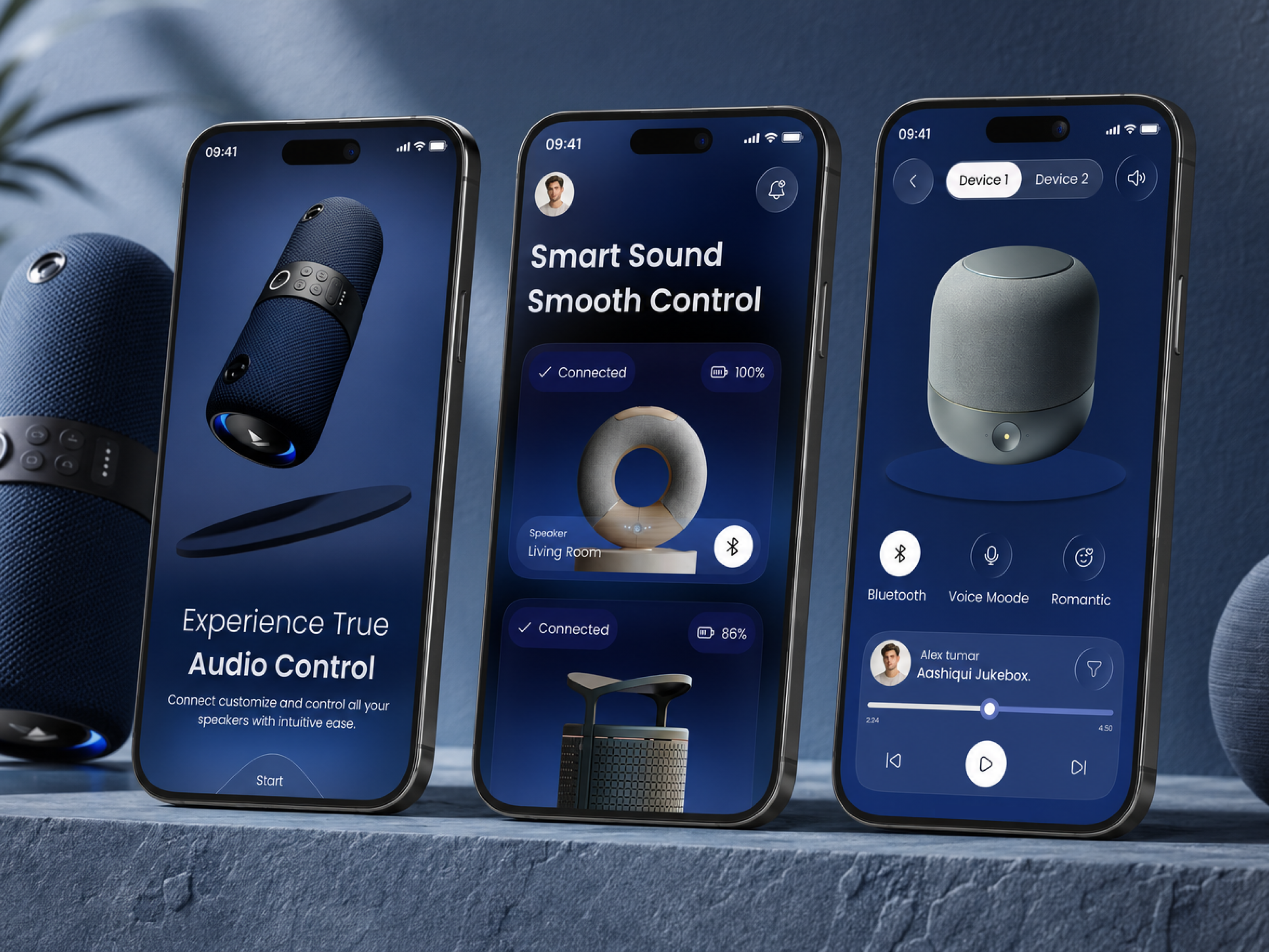 Smart Home Control Mobile App app interface automation control mobile app elegant glassmorphism home control home management ios luxury minimalist mobile mobile app mobile app design mobile app ui mobile ui modern smart home smart home app smart home mobile app uiux