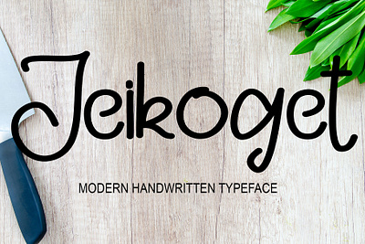 Jeikoget 3d animation branding graphic design handwritten fonts logo motion graphics typeface typography ui