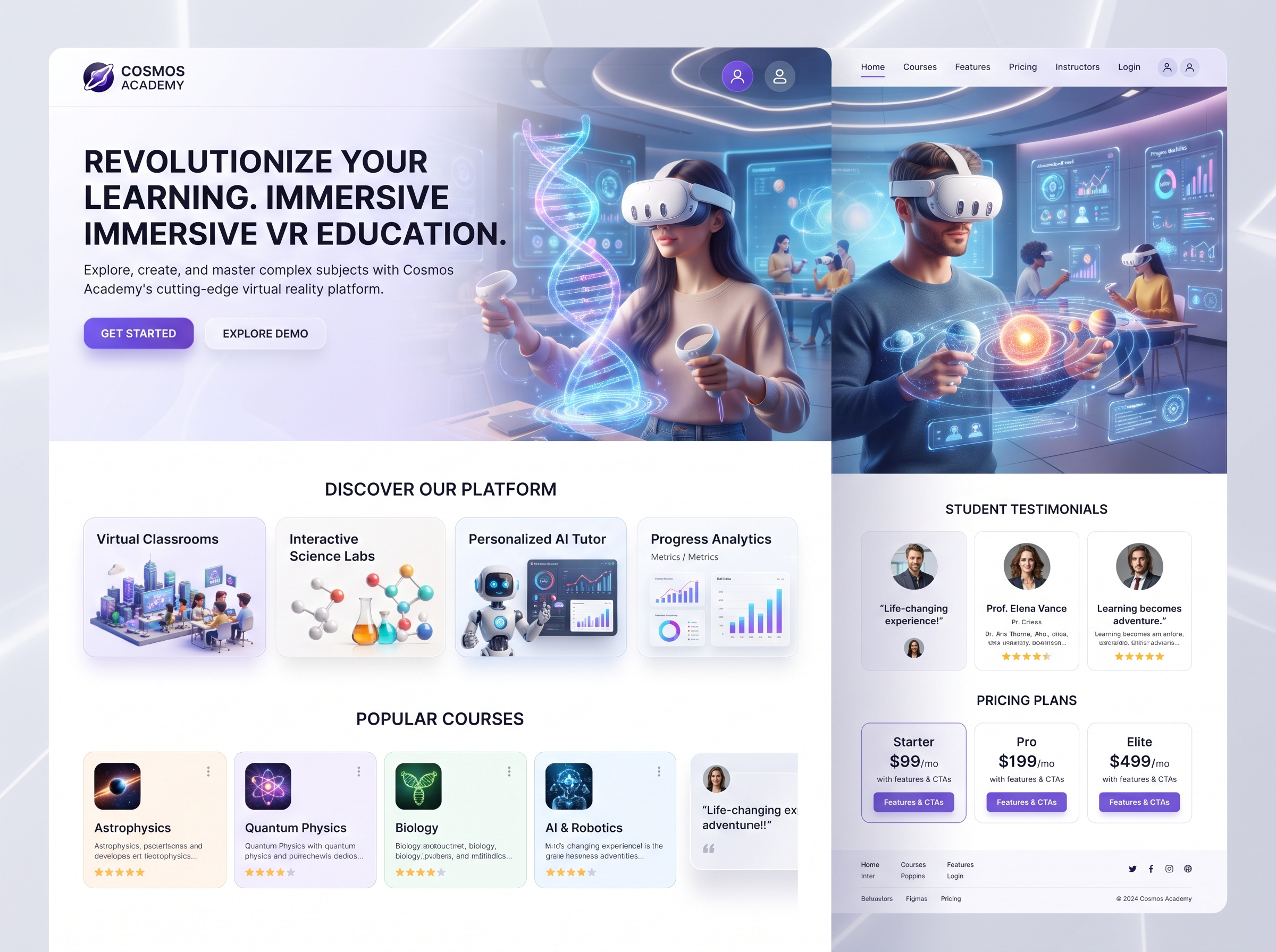 Example of Professional Wix Website Design