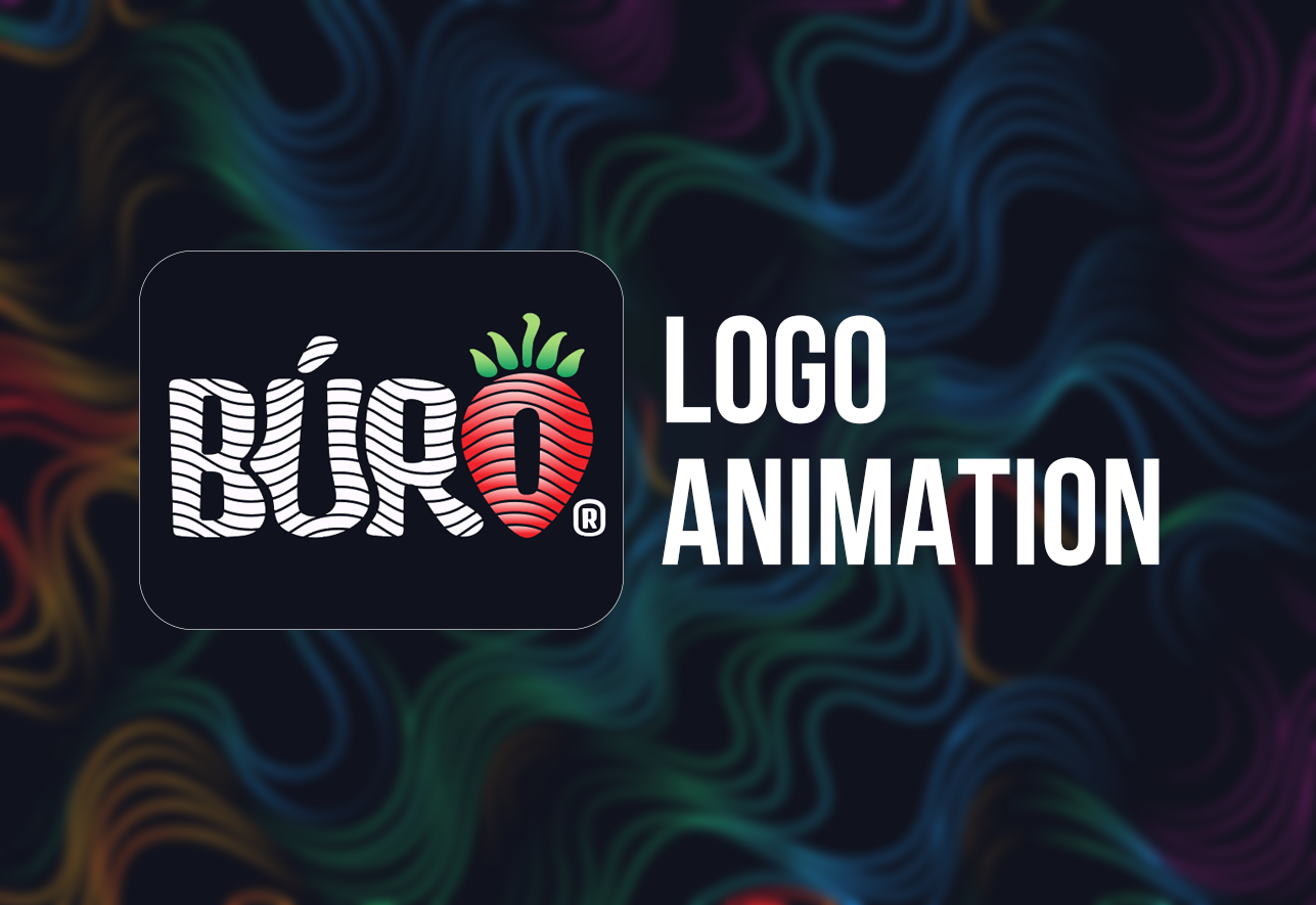 BURO LOGO ANIMATION 2danimation ads after effects animation branding events graphic design illustrator intro logo logo ani̇mati̇o morphing motion graphics outro ui