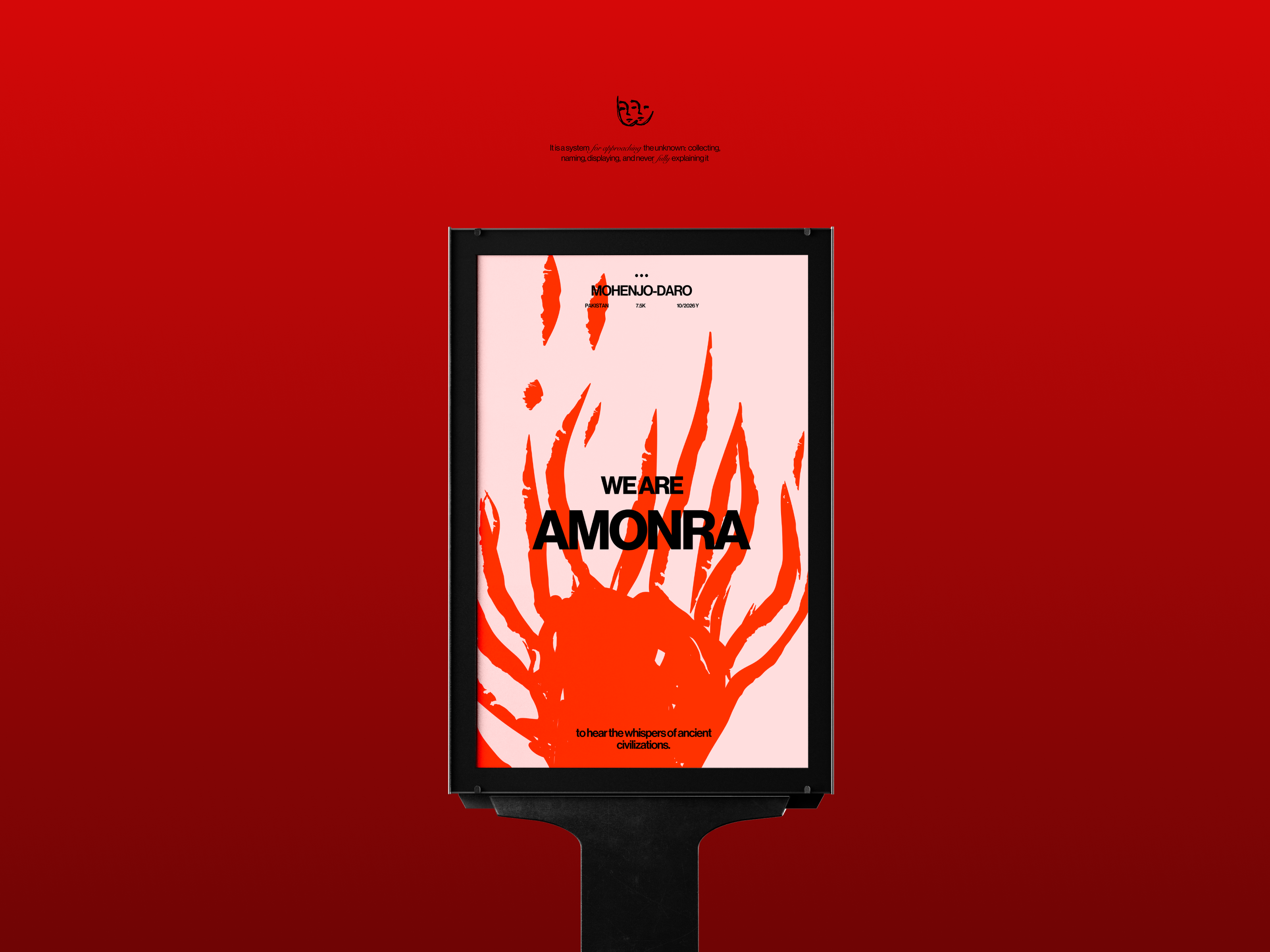 Posters. Amonra artefacts branding clean graphic design illustration logo minimalism poster red ui web