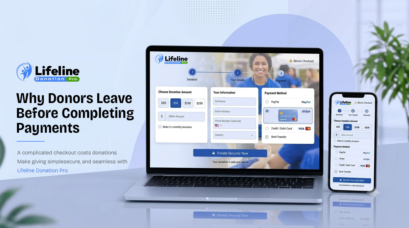 Lifeline Donation Pro – Modern Donation Checkout UI for NGO animation charity charity website charity website design donation donation homepage layout education charity fundraising homepage layout charity humanity landing page design lifeline wordpress theme minimal web design ngo ngo plugin non profit plugin nonprofit plugin design social impact design ui designer