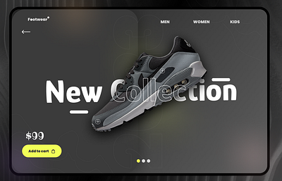 Sneaker Website Concept 2023 3d animation app branding design graphic design idea illustration logo nike redesign sneaker treanding ui ux vector web website