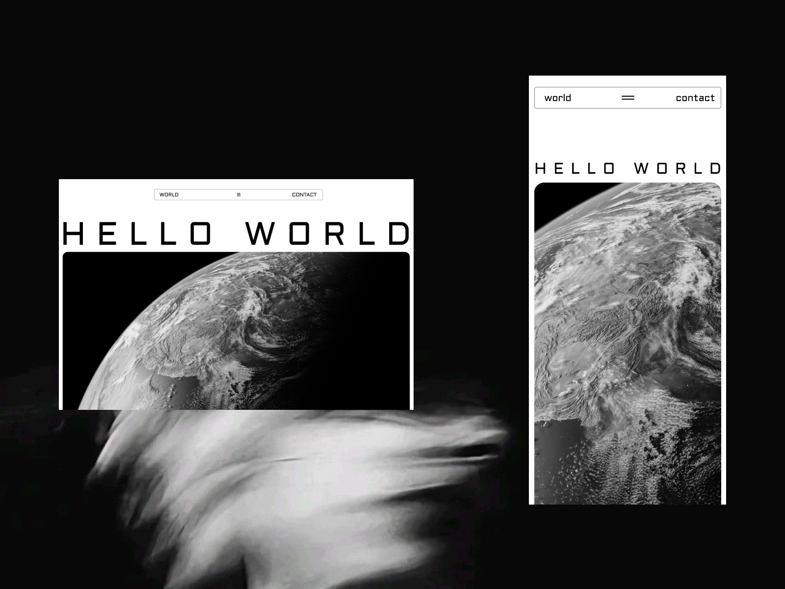 Hello World, Framer Template for Creative Studios agency animation branding creative development creative studio design framer graphic design illustration logo motion graphics ui uiux vector web web design web development webdesign website