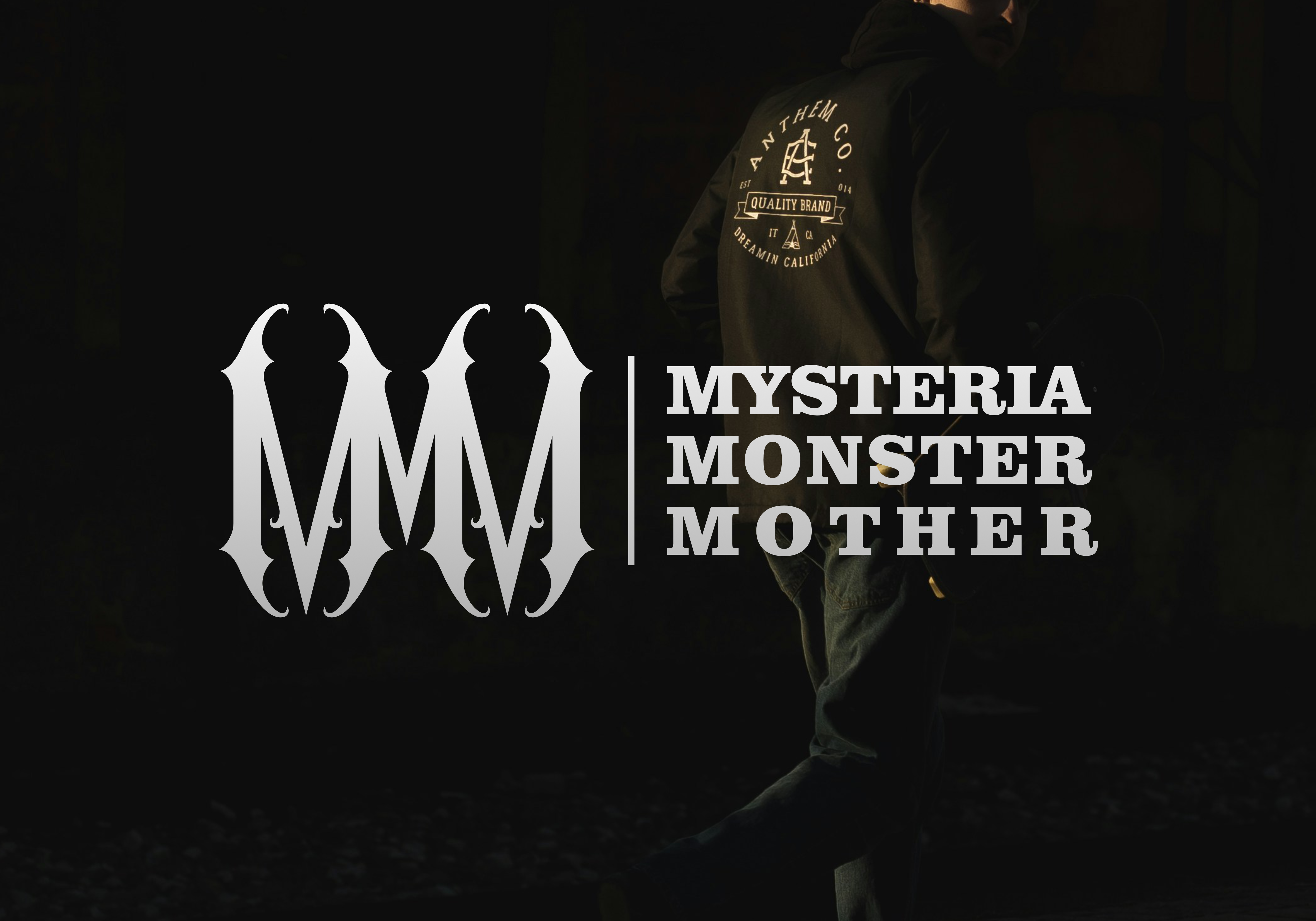 MMM MONOGRAM LOGO apparellogo branding cloothinglogo customlogo design illustration letterm lettersmmm logo mmm monsterlogo mysterialogo typography vector